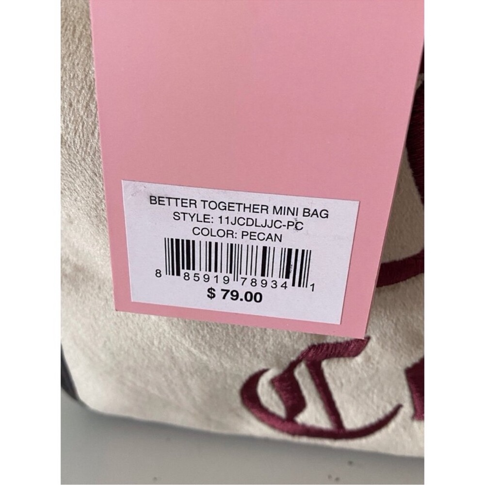 JUICY COUTURE Bag Better Together Mini Tote - Beige $79 - Picture 5 of 5